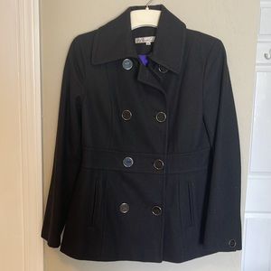 ❄️Kenneth Cole Black Wool Coat - Size 10